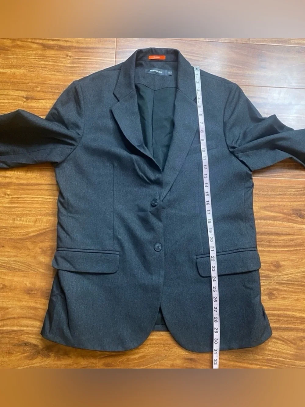 NWOT NEW Bluffworks Men's Gotham Gray Classic Fit Gramercy Blazer Size 44R